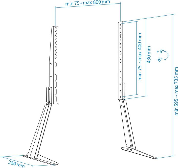 Produktbild Tooq Technology AT-Imperial 177,8 cm (70" ) (Tisch)