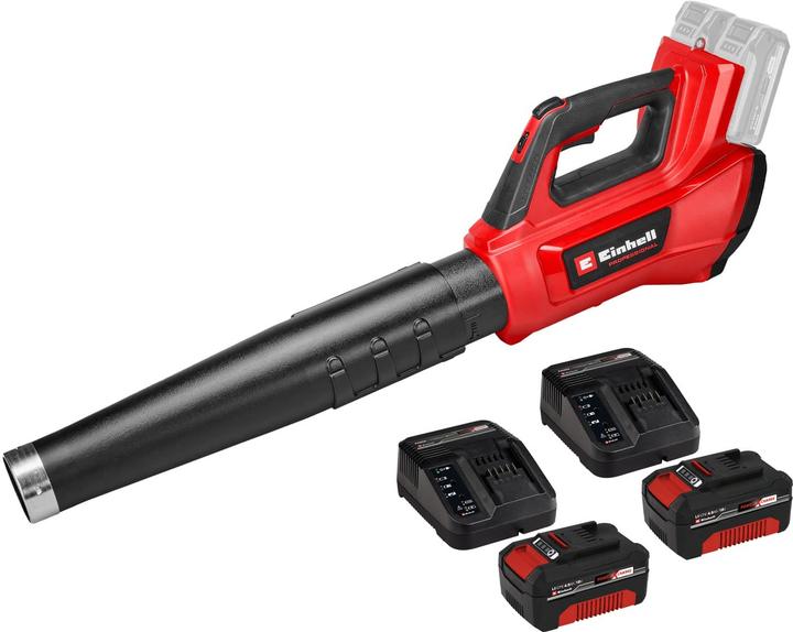 Actual product image Einhell PROFESSIONAL Akku-Laubbläser GP-LB 36/230 Li E BL Kit (2x 4,0 Ah) (Rechargeable battery operated, Leaf blower)