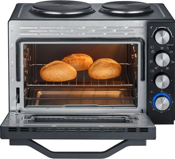 Produktbild Severin TO2074 Back- und Toastofen schwarz / edelstahl-gebürstet