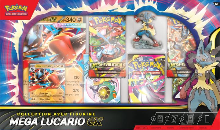 Produktbild Pokémon Mega Lucario ex Collection avec Figurine FR (Französisch, Box Set & Collection)