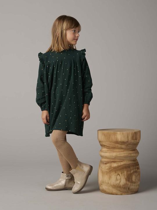 Image du produit Vertbaudet Robe fille à volants en mousseline (104)