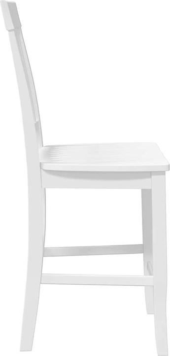 Image du produit VidaXL Tabouret de bar 2 pcs. Blanc Bois massif Hévéa