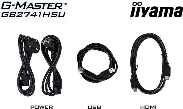 Produktbild iiyama 68.6cm (27") GB2741HSU-B1 16:9 HDMI+DP+2xUSB IPS (1920 x 1080 Pixel, 27")