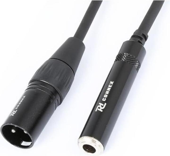Image du produit PD Connex CX130 XLR 3 pôles, mâle - Jack 6,3mm, femelle 0,15 m (0.15 m, Câbles XLR)