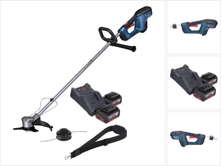 Productafbeelding Bosch Professional Bosch GFR 18V-23 Professionele accu bosmaaier 18 V 230 mm borstelloos + 2x accu 4.0 Ah + lader