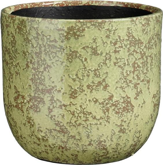 Mica Flower pot SANDRO 1193422, ceramics, green