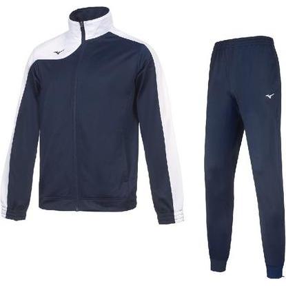 Thumbnail - Mizuno, Herren, Laufjacke, Men Knit Tracksuit (L), Blau, L