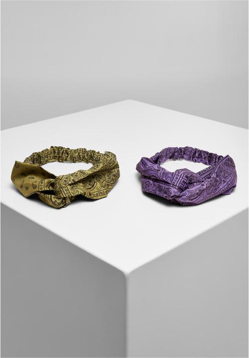 Produktbild Urban Classics Bandana Print Headband 2-Pack