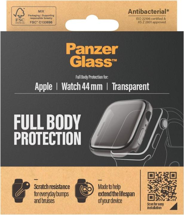 Produktbild PanzerGlass Displayschutz (Apple Watch Series 4, Apple Watch Series 5, Apple Watch SE, Apple Watch Series 6)