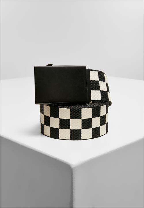 Produktbild Urban Classics Check And Solid Canvas Belt 2-Pack (L)