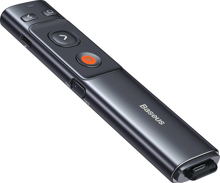 Produktbild Baseus Orange Dot Wireless Presenter (Green Laser)(Charging) Grey