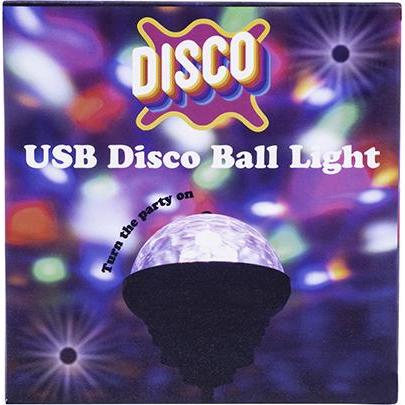 Fizz Creations USB Disco Ball Light - Compact, Sfera specchiata