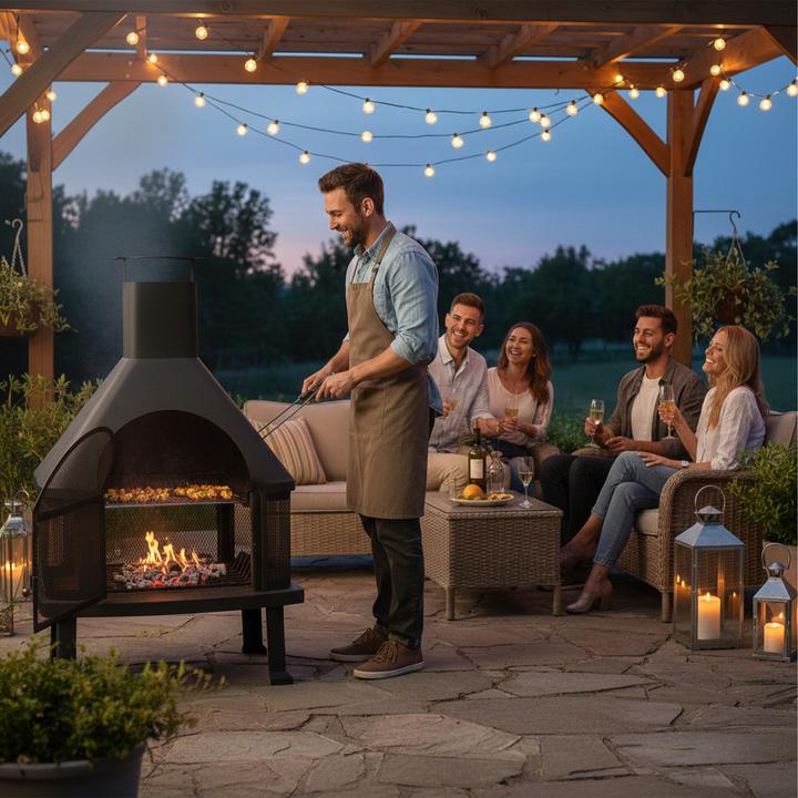 Produktbild Relaxdays Terrassenofen