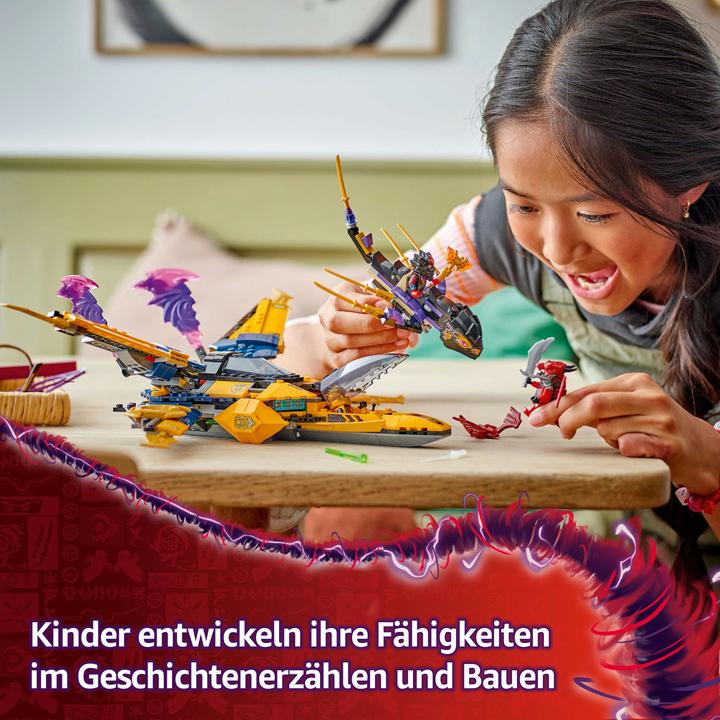 Actual product image LEGO Ras und Arins Super-Sturmflieger (71833, LEGO Ninjago)