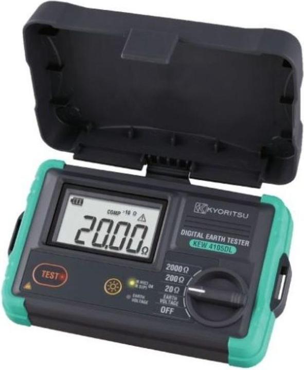 Actual product image Kyoritsu 4105A Digitale aardingsweerstandmeter - 2000â„¦ (CAT III 300V)