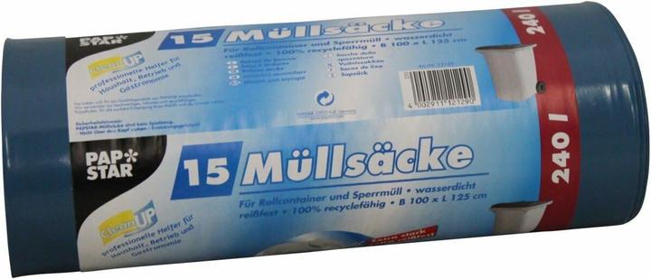 Immagine prodotto Papstar 12129 Sacchetto per rifiuti (e) (15 x, 240 l)