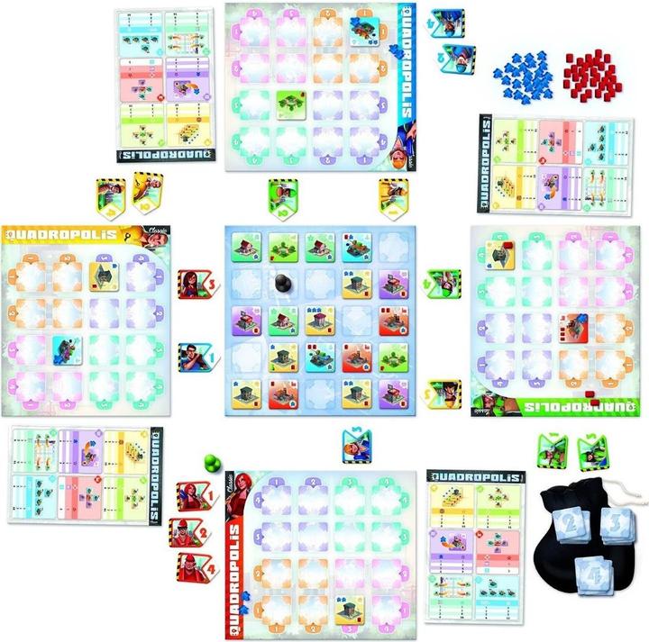 Produktbild Asmodée Quadropolis (Deutsch, 2 - 4 Spieler)