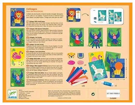 Actual product image Djeco Collagen Tiere