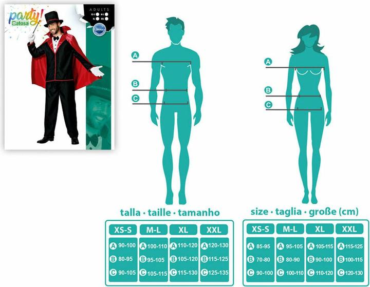 Produktbild Carnival Toys Verkleidung Zauberer (XS)