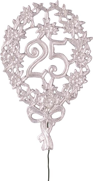 Produktbild Demmler Zahl ”25” silber (1 Stück)