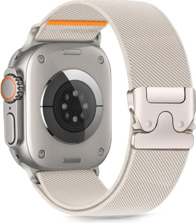 Produktbild 4Kom Nylon Clasp for Apple Watch 44 / 45 / 46 / 49 mm - Gray (Nylon)