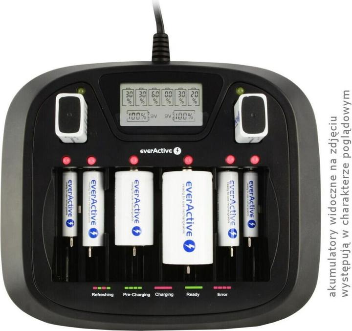 Everactive NC-900U (1 Pcs., C, D, AAA, AA, Lader zonder batterij)