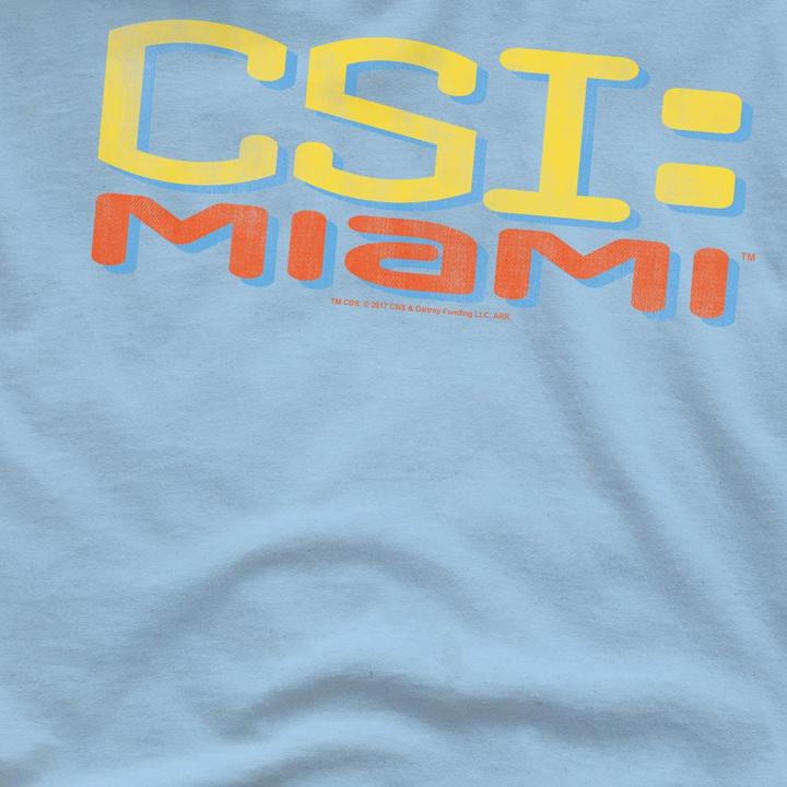 Immagine prodotto CSI: Miami Maglietta Logo Effetto Invecchiato Uomo (XL)