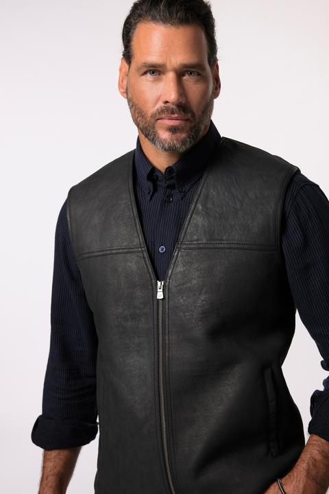Produktbild JP1880 JP 1880 Lederweste, Lammnappa, Teddyfutter, bis 7 XL (5XL)