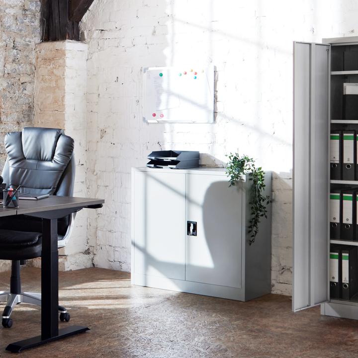 Image du produit tectake Armoire de classement (90 x 40 x 90 cm)