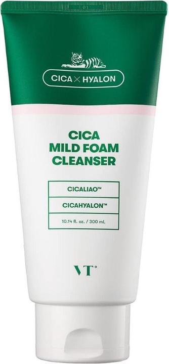 Actual product image VT Cosmetics Vt Cosmetic Cica Mild Foam Cleanser 300ml (Cleansing Foam, 300 ml)