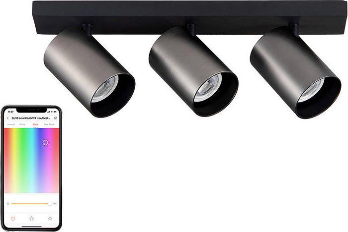 Produktbild Yeelight Spotlight (3 zarówki) Czarna (1050 lm, GU10)