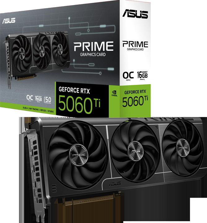 Produktbild ASUS Prime GeForce RTX 5060 Ti OC (16 GB)