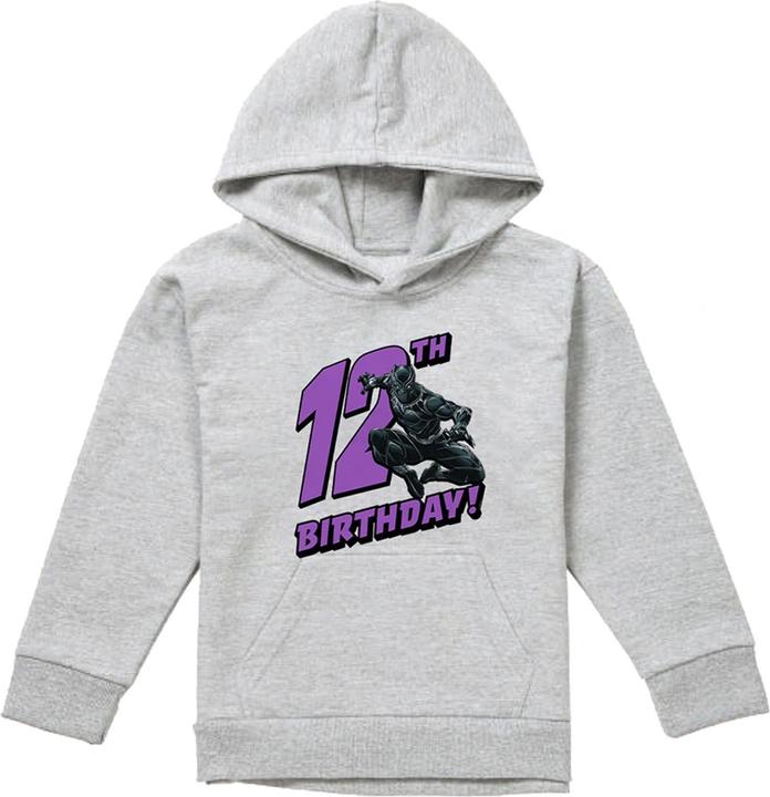 Image du produit Black - Sweat à capuche 12ème anniversaire - Enfant (128)