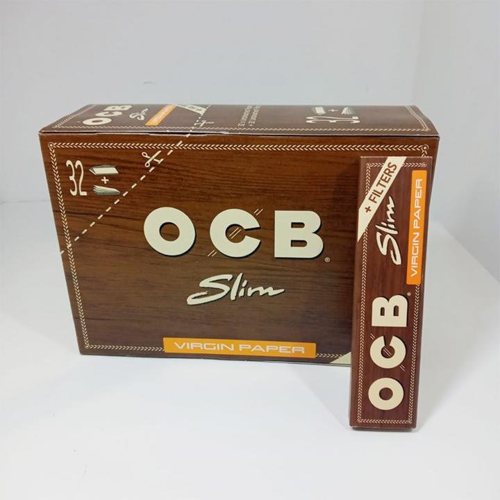 Immagine prodotto OCB Slim Virgin Unbleached + 32 filtri