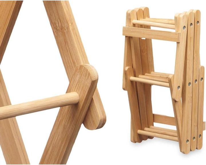 Kinvara folding bamboo bottle rack (Wine bottle holder)