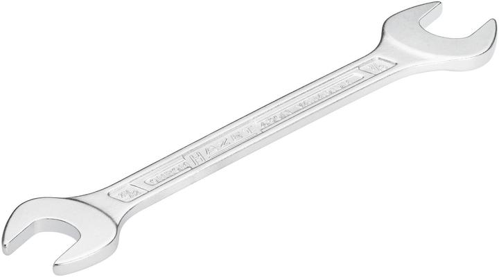 Actual product image HAZET Double open-end wrench 450NA-25/32X7/8VKH ∙ Outside hexagon profile ∙ 25⁄32 x 7⁄8 ″ (25/32", 7/8")