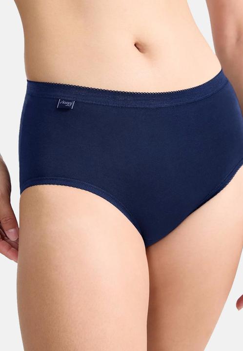 Produktbild Sloggi Unterhose BASIC+ MIDI Damen-Slip 3er Pack (3XL, 40, 46, 3er Pack)