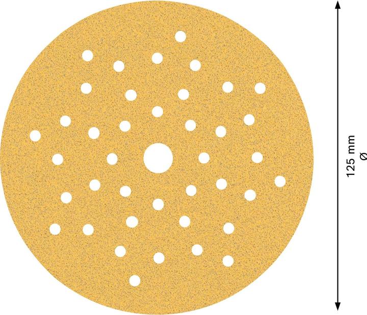 Actual product image Bosch Professional Zubehör EXPERT C470 Sandpaper multi-hole for random orbital sander, 125 mm, G 80, 5-pcs. (80)