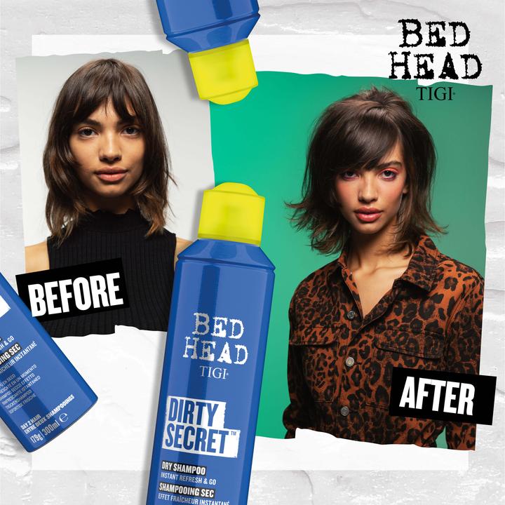 Actual product image Tigi Bra Dirty Secret Dry Shampoo 300ml Bed Head (300 ml, Dry shampoo)