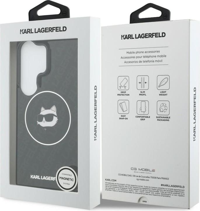 Produktbild Karl Lagerfeld Case IML Repeated Choupette MagSafe for Samsung Galaxy S26 Ultra black (Samsung Galaxy S26 Ultra)