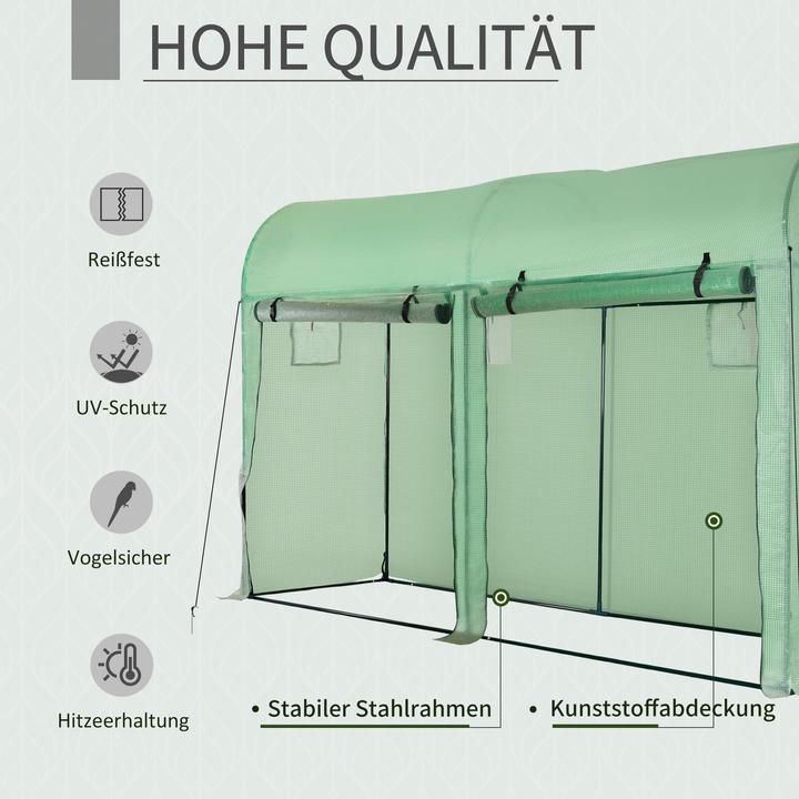 Produktbild Outsunny Foliengewächshaus