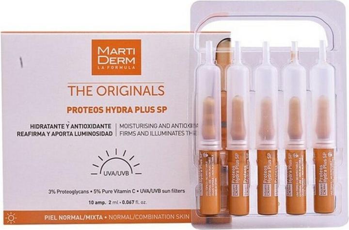 Actual product image Martiderm THE ORIGINALS proteos hydra plus sp ampoules 30 x 2 ml (60 ml)