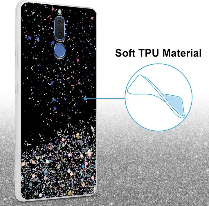 Produktbild Cadorabo TPU Hülle mit Glitzer für Huawei MATE 10 LITE (Huawei Mate 10 Lite)