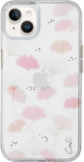 Actual product image Uniq Coehl Meadow iPhone 14 Plus 6.7" case różowy/spring pink (Apple iPhone 14 Plus)