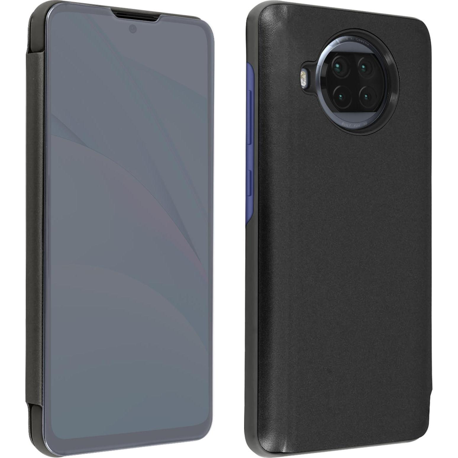 Avizar Mirror Series (Xiaomi Mi 10T Lite), Smartphone Hülle, Schwarz