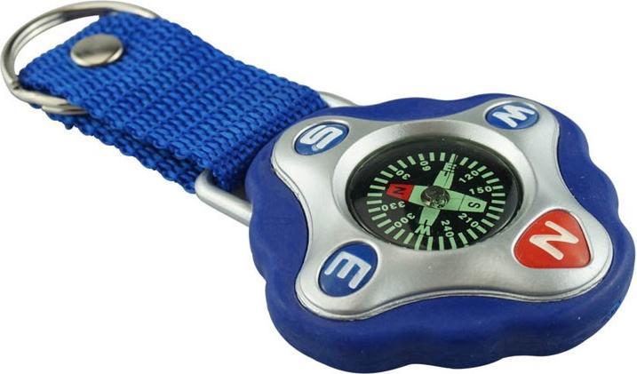 Actual product image S E Adventure Outdoor Liquid Filled Compass W/ Strap & Key Ring