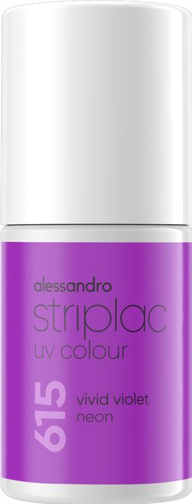 Produktbild Alessandro Neon Look - Striplac Uv Colour Vivid Violet Neon (Vivid Violet Neon, UV-Gel Lack)
