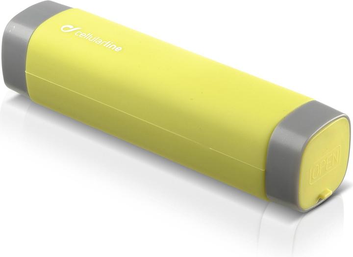 Produktbild Cellularline Active power bank 2200, lime (2200 mAh)