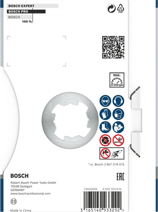 Produktbild Bosch Professional Zubehör PRO Ceramic X-Lock Diamanttrennscheibe, 115 x 22,23 mm, 22,23 mm