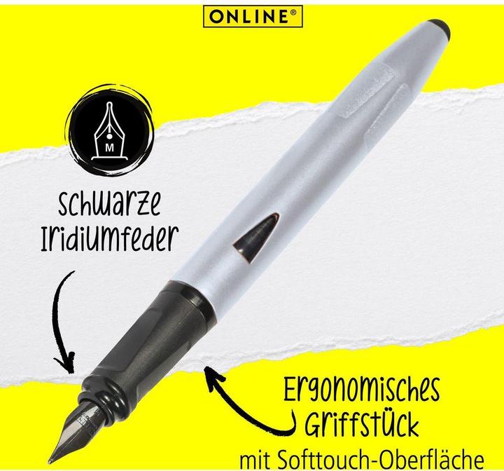 Produktbild Magni Füllhalter Switch Plus silver (Silber, 1x)